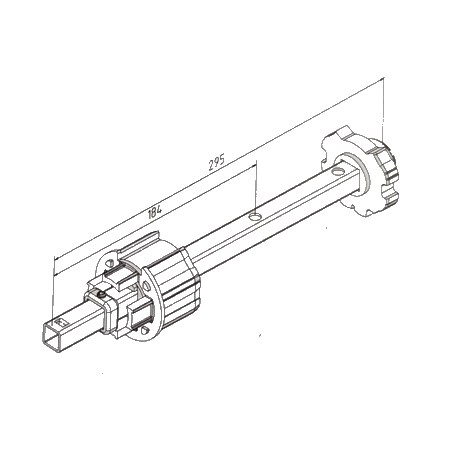 Embout télescopique 89 mm schéma